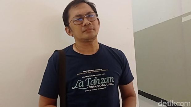 Hanung Bramantyo saat ditemui di Kemang Village, Jakarta Selatan.