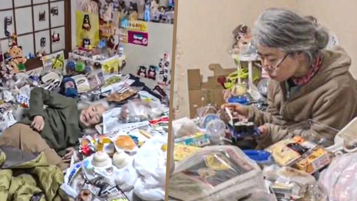 Ibu dan anak di Jepang tinggal di hunian penuh sampah