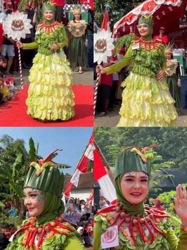 Ide lomba HUT RI, wanita ini mengikuti lomba fashion show dengan tema nuansa alam. Postingan tersebut langsung viral di media sosial. Ide lomba HUT RI, wanita ini mengikuti lomba fashion show dengan tema nuansa alam. Postingan tersebut langsung viral di media sosial.