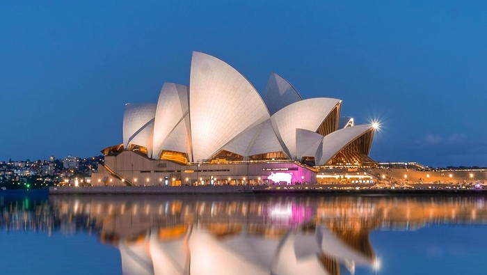 Ilustrasi Australia, Sydney Opera House.