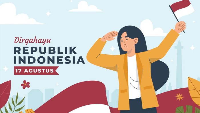 ILUSTRASI HARI MERDEKA.