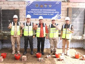 Dukung Program MBG, Polres Banyuasin Bangun Dapur SPPG di Suak Tapeh