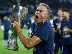Sang pelatih, Luis Enrique, juga dinobatkan sebagai Pelatih Terbaik FIFA 2025 serta memenangi Johan Cruyff Trophy 2025 (Pelatih Terbaik) dalam acara Ballon dOr 2025. Foto: REUTERS/Guglielmo Mangiapane