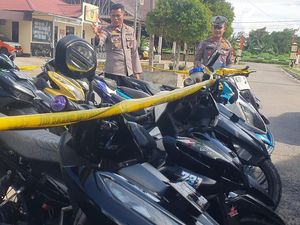 Marak Anak Balap Liar di Sambas, 32 Motor Berknalpot Brong Disita