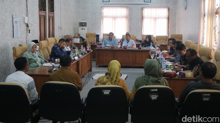 Jalannya sidang paripurna Pansus Hak Angket DPRD Pati, Kamis (14/8/2025).
