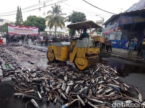 Semerbak Bau Minuman Keras di Pusat Kota Tasikmalaya