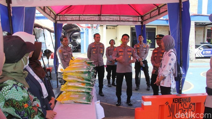 Polres Kediri Kota gelar Gerakan Pangan Murah (GPM)