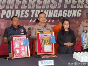 Rekor! Polisi Tulungagung Ungkap 1,2 Kg Sabu dan 60 Ribu Pil Okerbaya