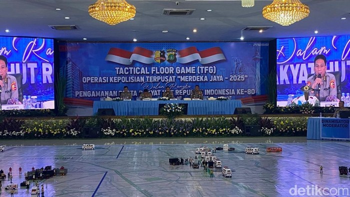 Polri Gelar Tactical Floor Game, Siap Amankan Rangkaian HUT ke-80 RI