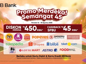Sambut HUT ke-80 RI, KB Bank Tebar Promo Semangat 45 untuk Nasabah