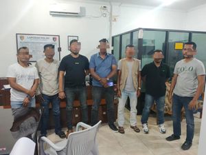 7 Pria Keluar dari Hutan Ngamuk di Dinas Perkim Aceh Ditangkap Polisi