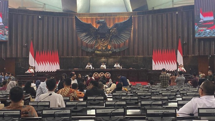 Situasi gladi bersih sidang tahunan MPR RI