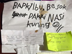 Seru-Haru Relawan MBG, Lagi Cuci Ompreng Eh Nemu Surat Cinta dari Siswa