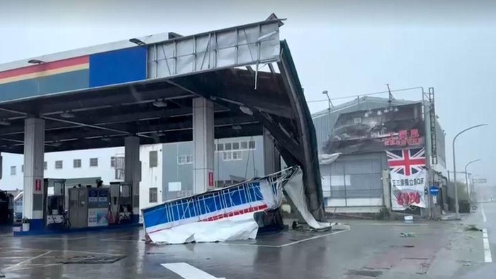Taiwan dihantam Topan Podul