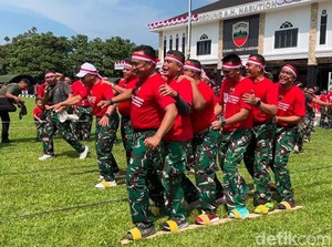Keseruan Pangdam I/BB Lomba Agustusan Bareng Anggota