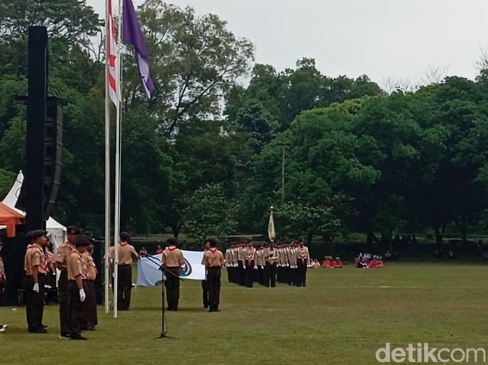 Upacara Hari Pramuka ke-64 di Buperta Cibubur