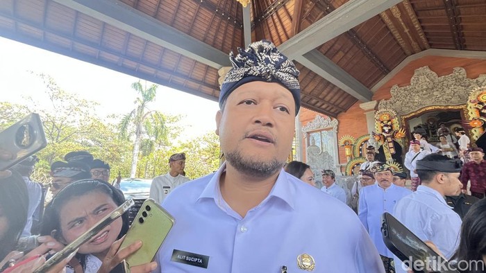 Wakil Bupati Badung Bagus Alit Sucipta saat ditemui di Kantor Gubernur Bali, Kamis (14/8/2025)