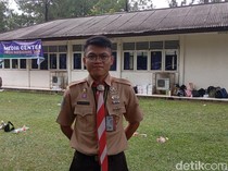 Unik, Pembina Pramuka Ini Kenalkan Bahasa Isyarat dan Huruf Braille pada Siswa
