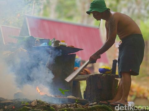 Wisata alam Karai di Bulungan, dekat Tanjung Selor, Kalimantan Utara.