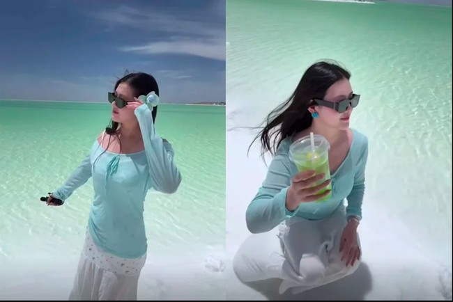 Liburan ke Qinghai sudah usai. Terima kasih karena sudah menyukai postinganku. Aku hanya mahasiswa biasa. Aku sangat senang dengan perjalanan kali ini jadi aku mengunggah beberapa fotonya.“Beberapa momen atau sudut foto membuatku terlihat seperti Barbie Hu. Tetapi aku sungguh tidak pernah berpikir untuk meniru Barbie Hsu. Aku sangat menyukainya dan aku tidak akan mengeksploitasinya, tulisnya di media sosial. Foto: Weibo