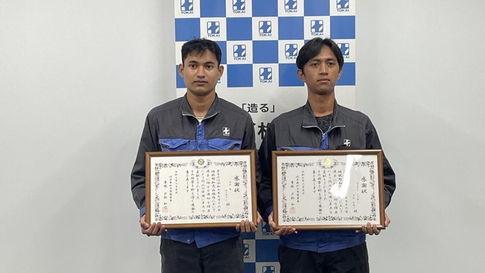 2 WNI Mendapat Penghargaan dari Kepolisian Kamo, Jepang