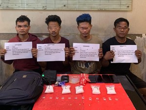 4 Pengedar Narkoba di Jambi Diringkus dalam Semalam, Sabu-Ekstasi Disita
