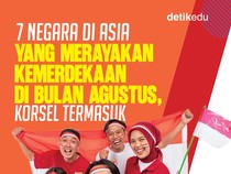 Infografis: 7 Negara di Asia yang Merayakan Kemerdekaan di Bulan Agustus