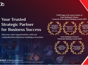 CIMB Niaga Borong 5 Penghargaan di Tingkat Asia