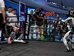 China Gelar Pesta Olahraga Robot Humanoid Dunia