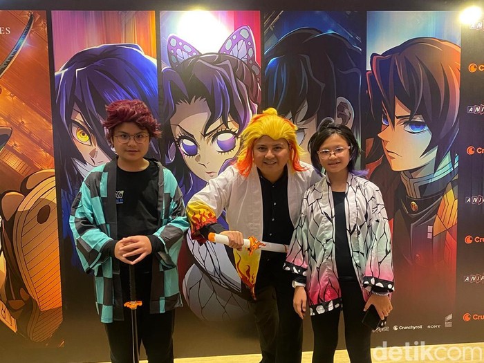 Fans Screening Demon Slayer: Infinity Castle di Gandaria City, Jakarta Selatan.