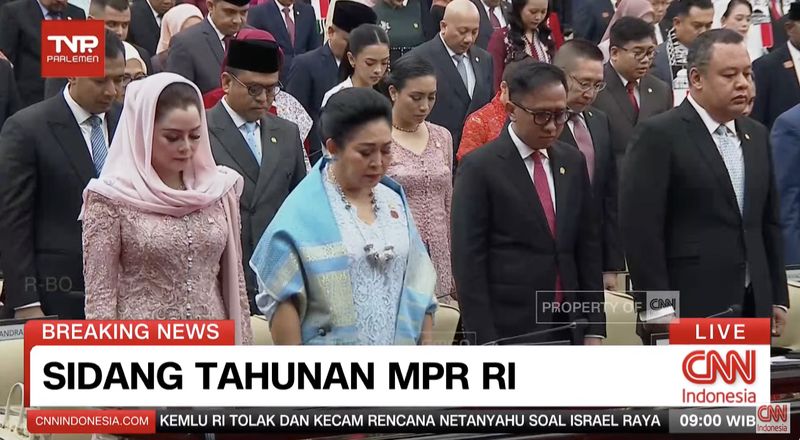 Gaya Titiek Soeharto di Sidang Tahunan MPR 2025
