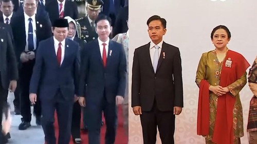 Wakil Presiden Gibran Rakabuming mengganti dasi yang ia kenakan.

Setibanya di Gedung MPR, Gibran mengenakan dasi berwarna merah. Namun saat memasuki ruang acara Sidang Tahunan MPR, dasi Gibran berganti menjadi warna biru muda.