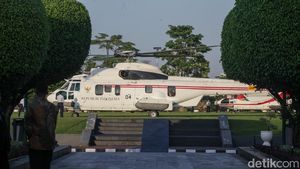 Helikopter Kepresidenan Bersiaga Jelang Sidang Tahunan MPR