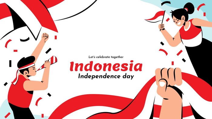 ILUSTRASI HARI KEMERDEKAAN.