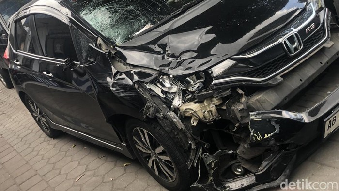 Kecelakaan maut honda jazz terobos lampu lalin di Wirobrajan Jogja. Polisi gelar jumpa pers, Jumat (15/8/2025)