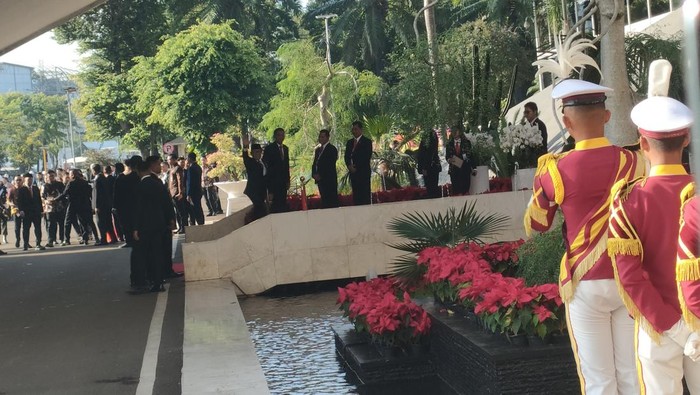 Ketua Umum PKB Muhaimin Iskandar (Cak Imin) menghadiri sidang tahunan MPR RI