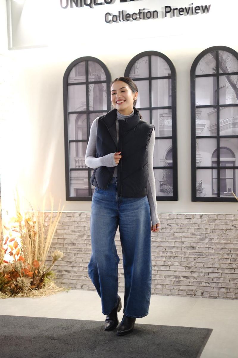 Maudy Ayunda di Peluncuran Uniqlo Fall/Winter 2025