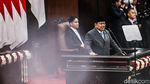 Momen Pidato Kenegaraan Perdana Prabowo di Sidang Tahunan MPR