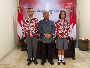 Profil Dua Paskibraka Nasional Asal Bali, Putu Anindya dan Kadek Mentor