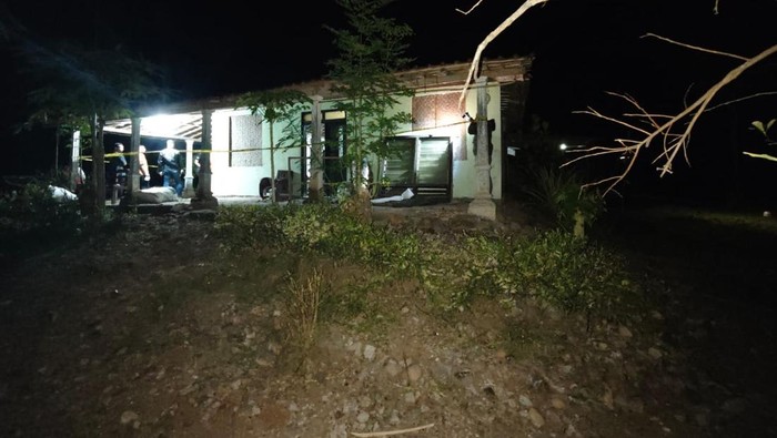 Lokasi rumah di Desa Karanglor, Manyaran, Wonogiri, tempat lansia bernama Sami Rahayu ditemukan tewas bersimbah darah, Kamis (14/8/2025).