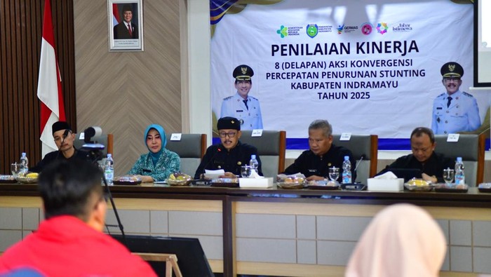 Penilaian Kinerja 8 Aksi Konvergensi Percepatan Penurunan Stunting Kabupaten Indramayu Tahun 2025