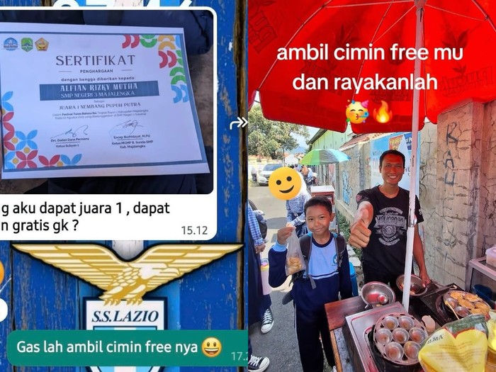 Haru! Cerita Penjual Cimin Beri Cimin Gratis untuk Murid Berprestasi
