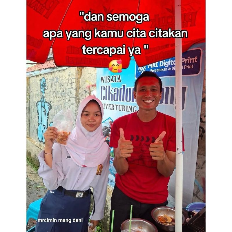 Haru! Cerita Penjual Cimin Beri Cimin Gratis untuk Murid Berprestasi