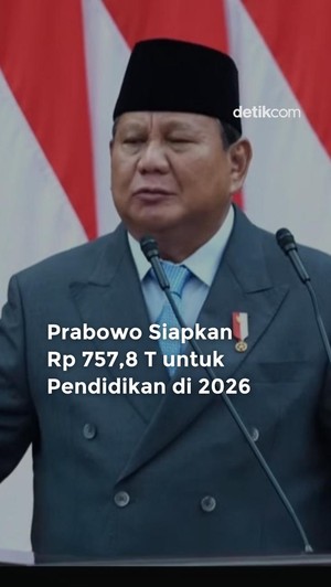Video: Prabowo Siapkan Rp 757,8 T untuk Pendidikan di 2026