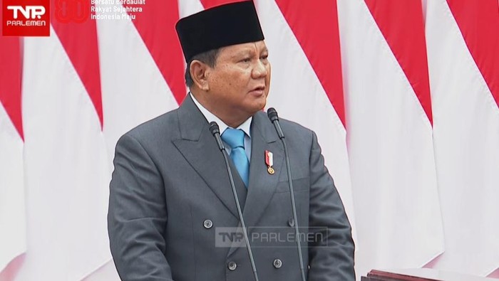 Presiden Prabowo Subianto (dok. YouTube Setpres)