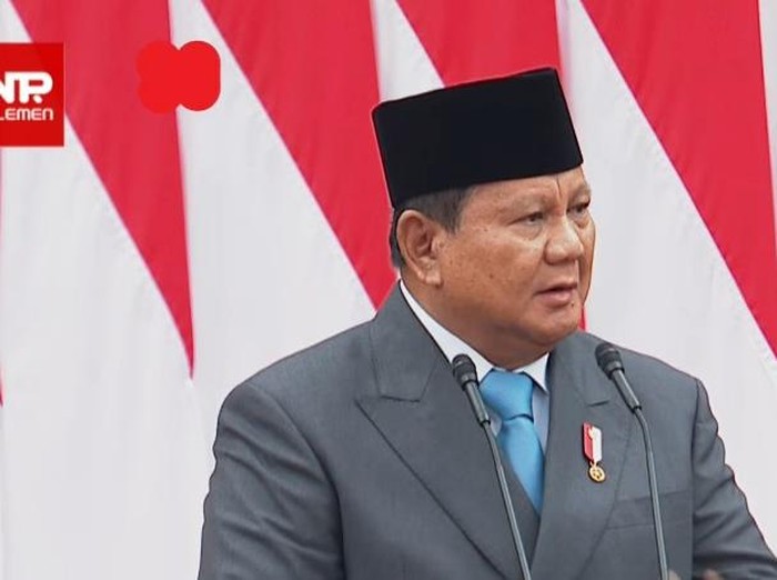 Presiden Prabowo Subianto (dok. YouTube Setpres)