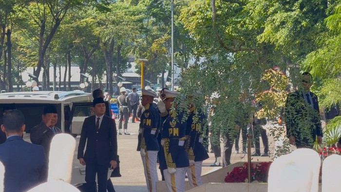 Presiden Prabowo Subianto tiba di Gedung DPR/MPR