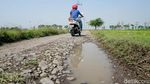 Potret Jalan Desa di Jombang Rusak