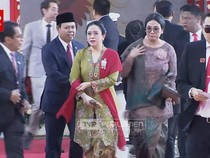 Berkebaya Hijau, Puan Tiba di Sidang Tahunan MPR 2025