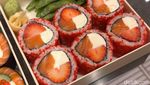 Unik! Sushi Jumbo Diisi Strawberry Jepang dan Mangga Arum Manis